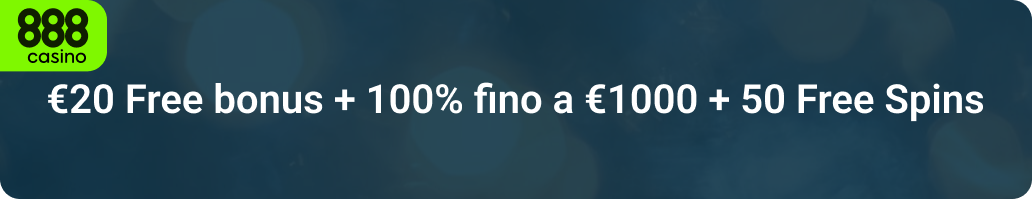 Bonus Casinò Senza Deposito 888 Casinò Bonus Gratuito Nuovo Casinò