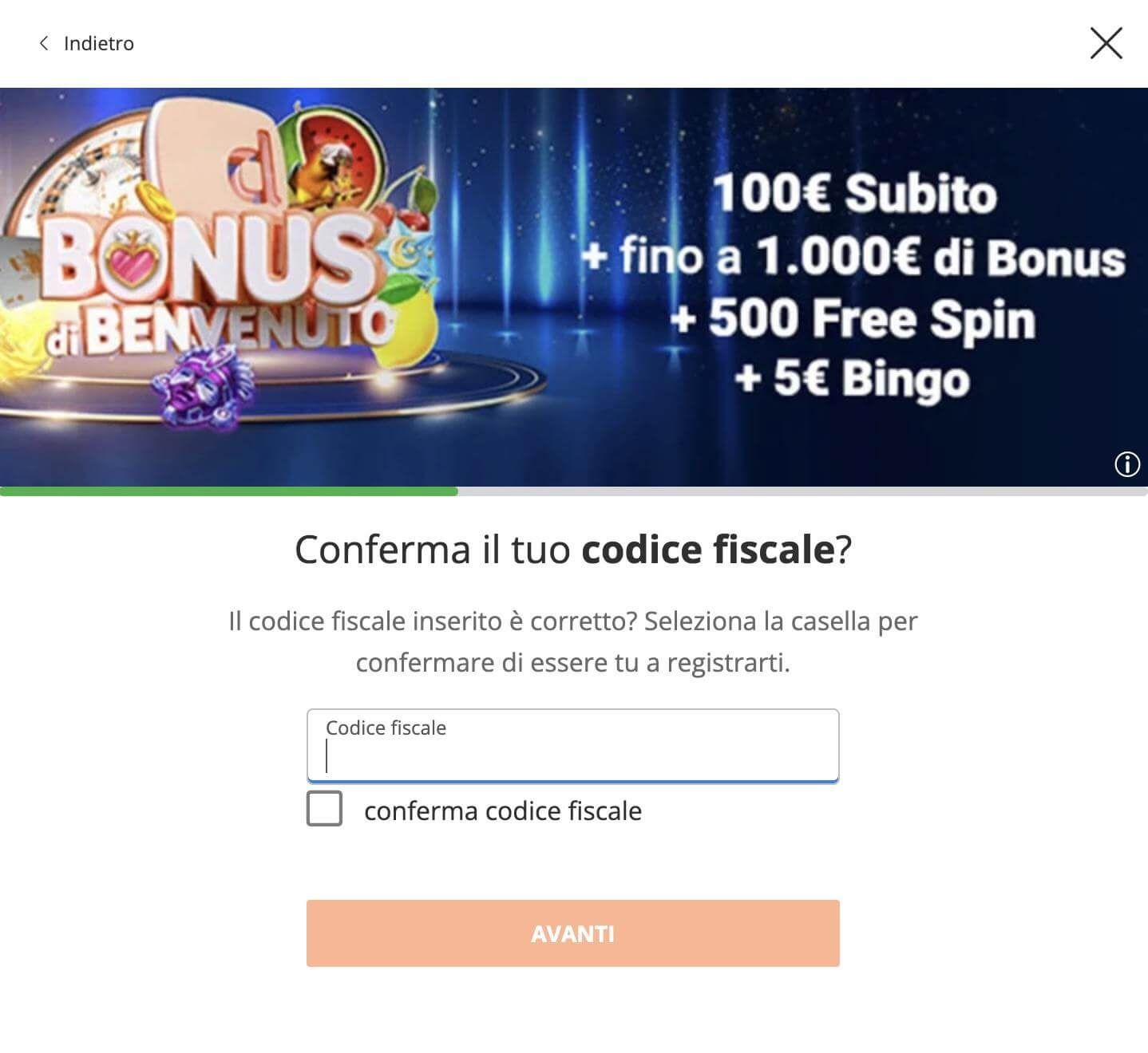 GiocoDigitale conferma codice fiscale