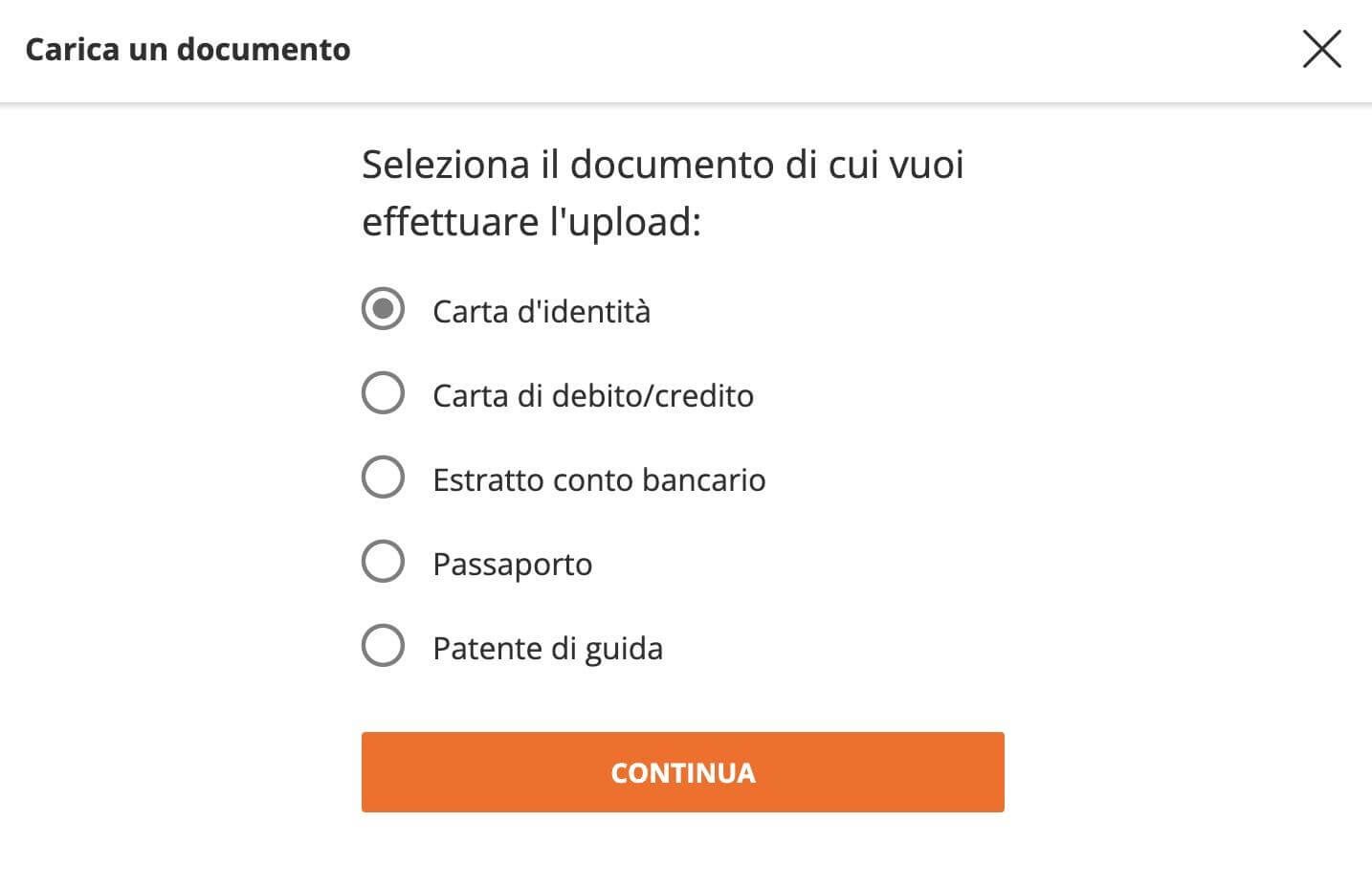 GiocoDigitale invio documenti