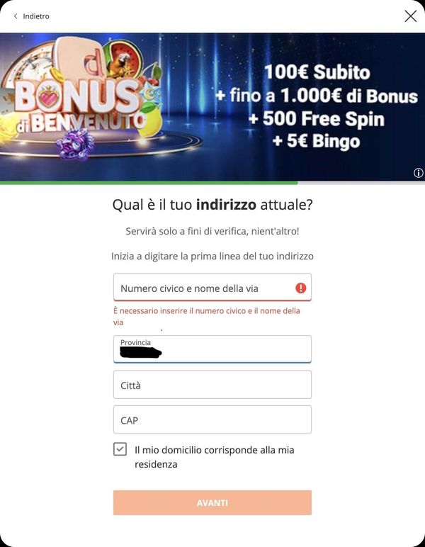 GiocoDigitale procedura di registrazione