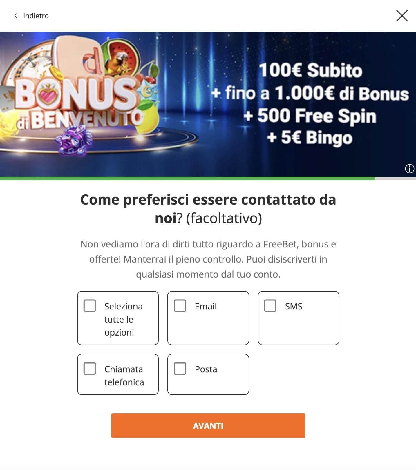 GiocoDigitale completamento registrazione