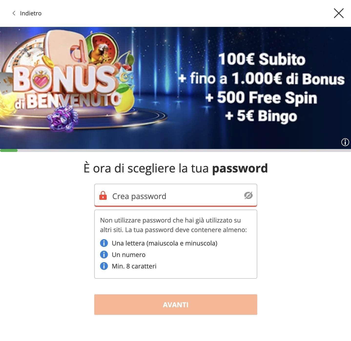 GiocoDigitale password