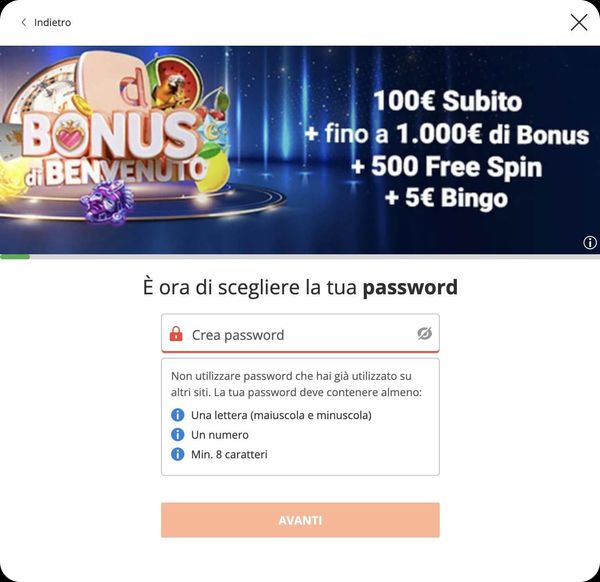 GiocoDigitale password