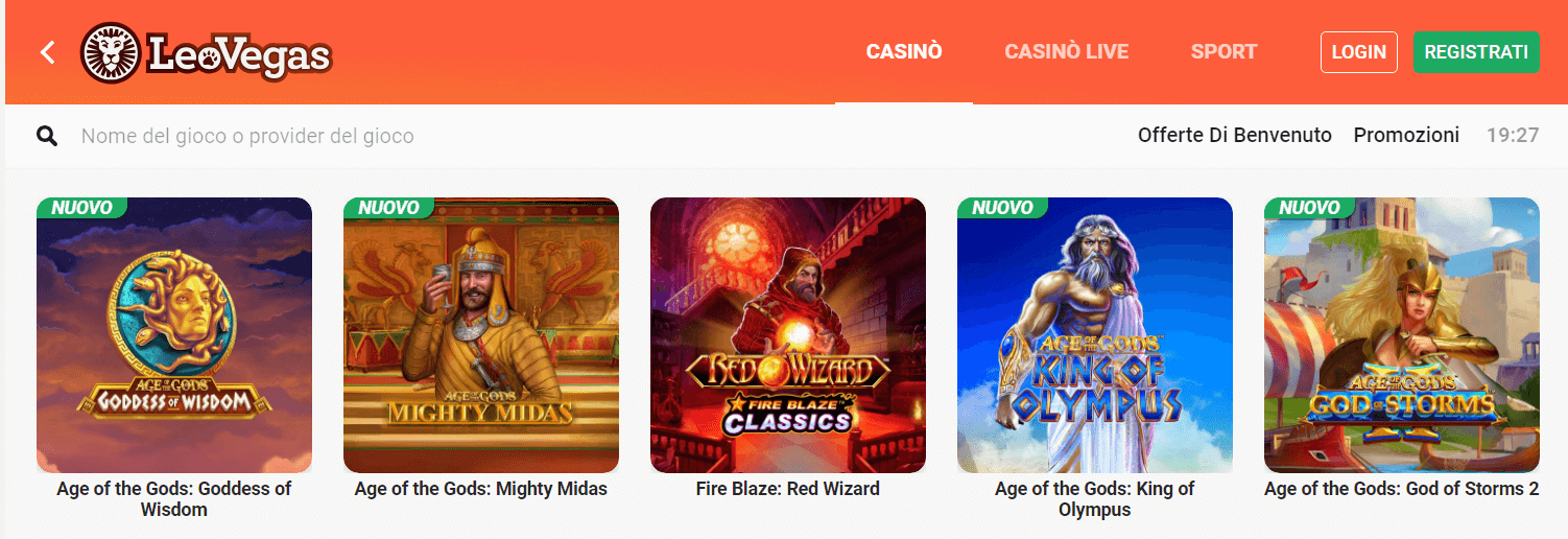 Scopri i Giochi con Jackpot LeoVegas e sfida la fortuna