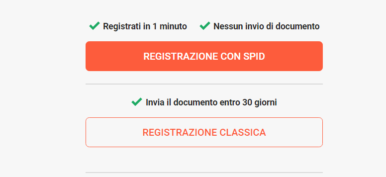 Modalità di iscrizione se vuoi creare un account su LeoVegas