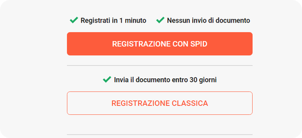 Modalità di iscrizione se vuoi creare un account su LeoVegas