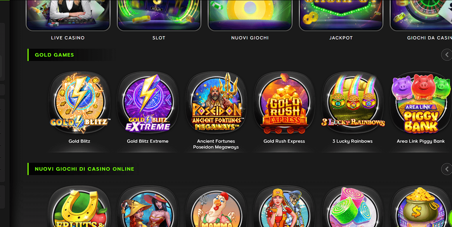 lista slot 888 Casinò