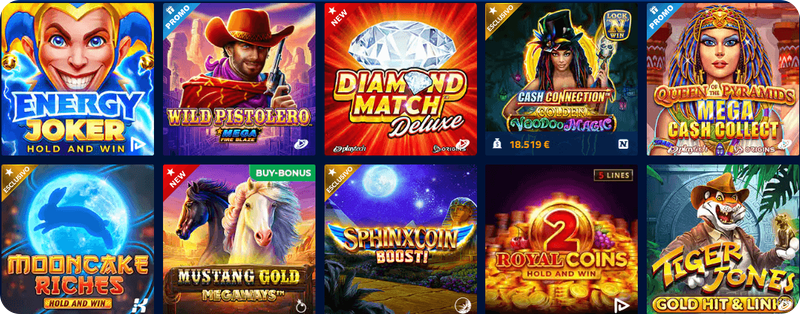 sezione slot Jackpot su AdmiralBet Casinò