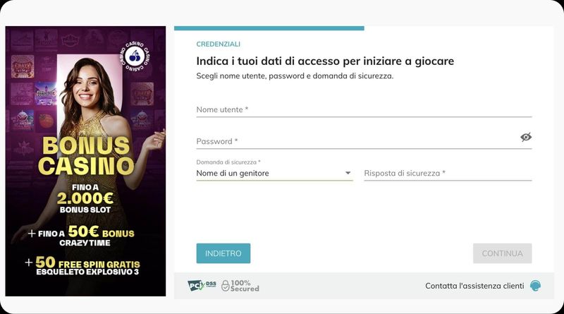 StarCasinò credenziali d’accesso