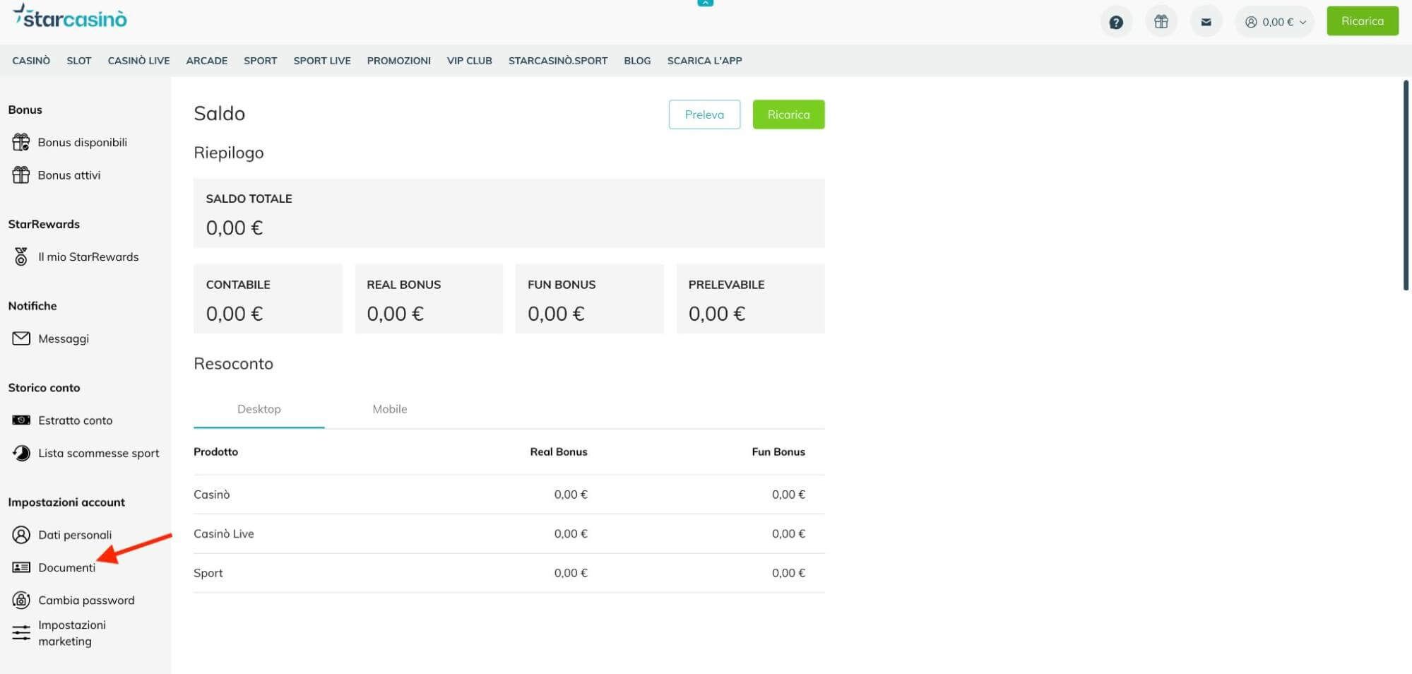 StarCasinò inizia la verifica