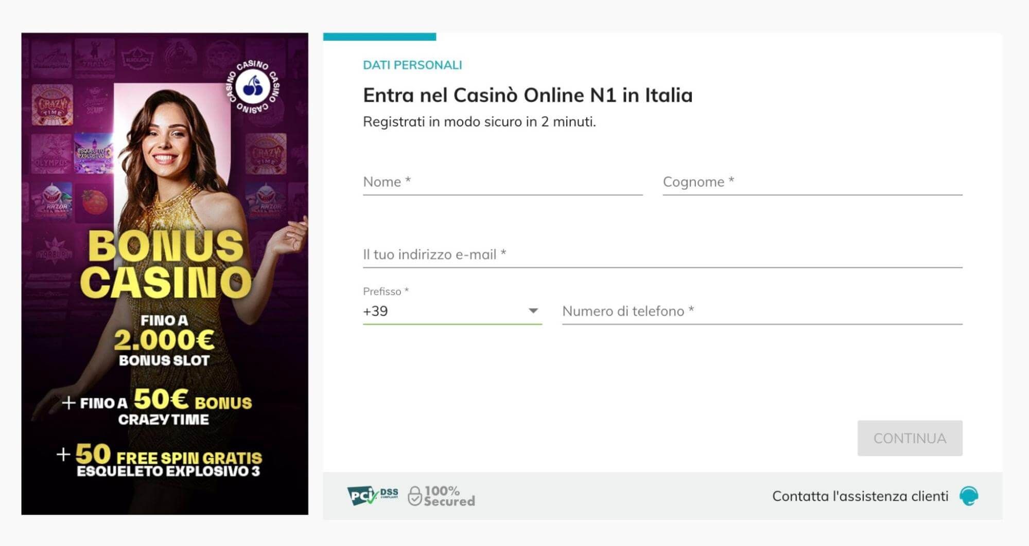 StarCasinò apertura conto