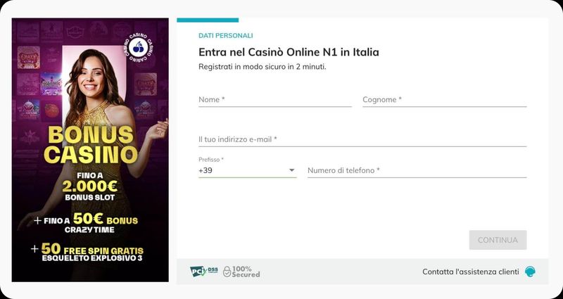 StarCasinò apertura conto
