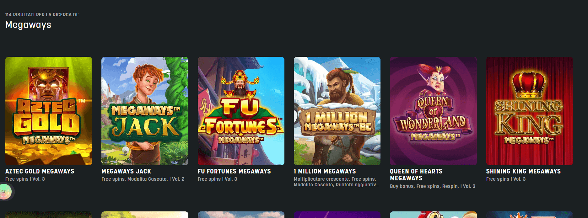 slot megaways SNAI Casinò
