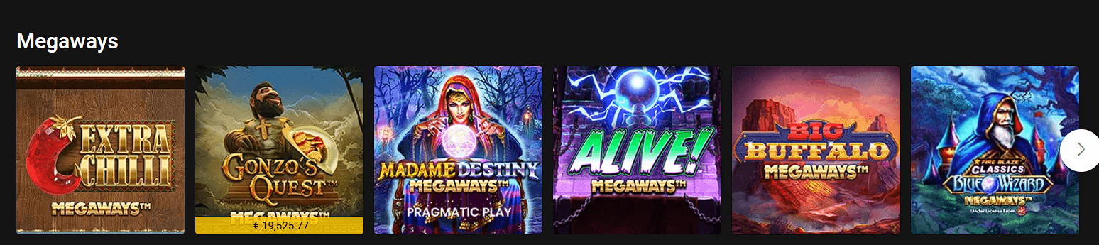 slot Megaways su Bwin