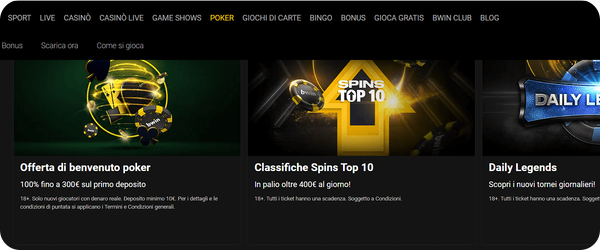 poker su Bwin