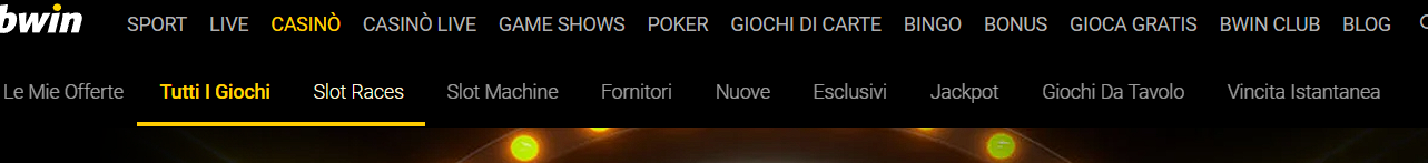 pagina casinò Bwin