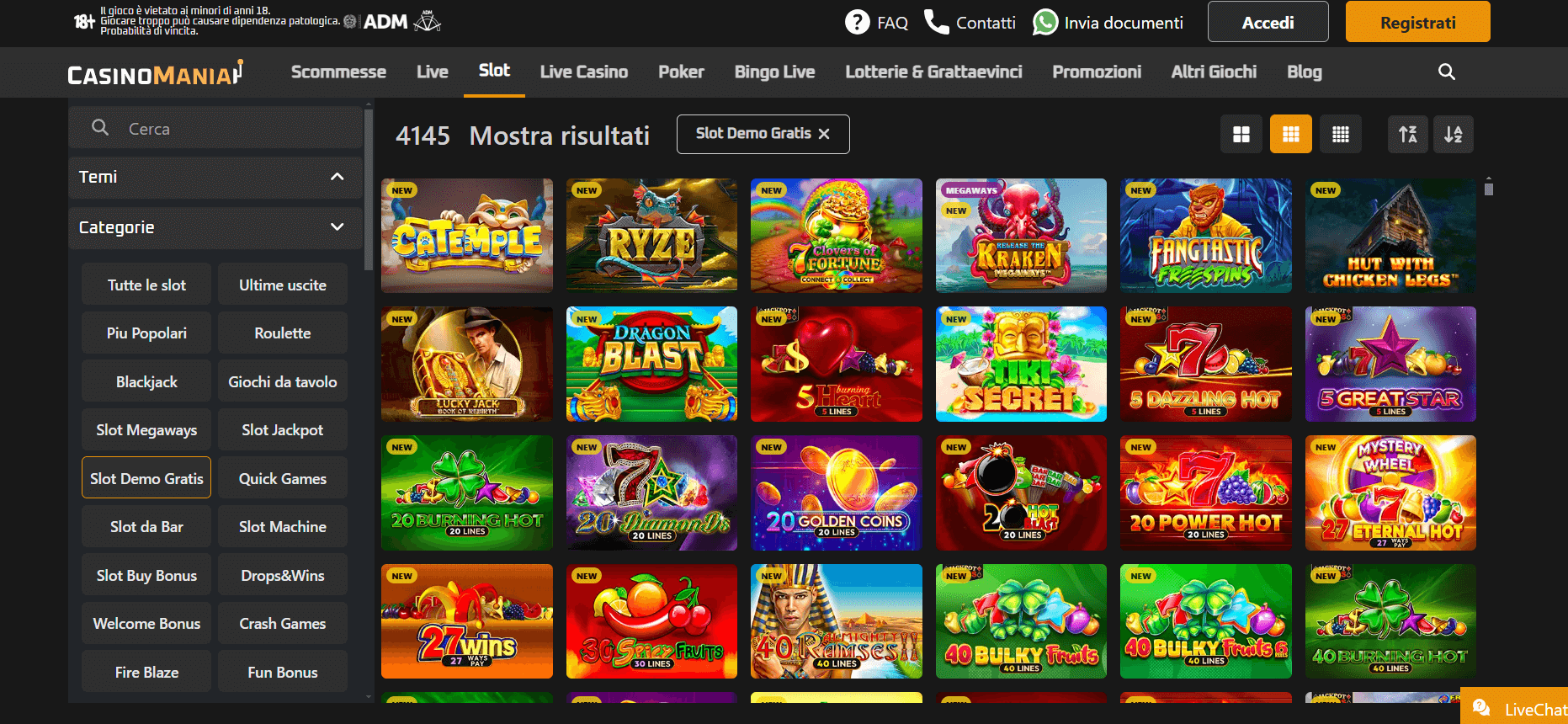 demo slot casinomania
