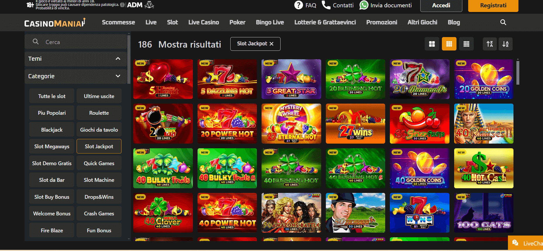 slot jackpot casinomania