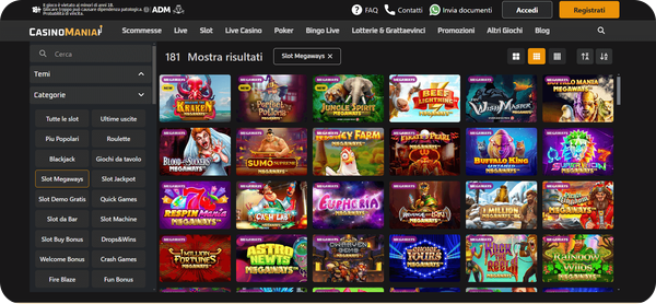 slot megaways casinomania