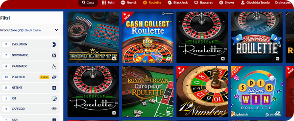 roulette su Starvegas