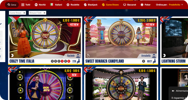 game shows su Starvegas