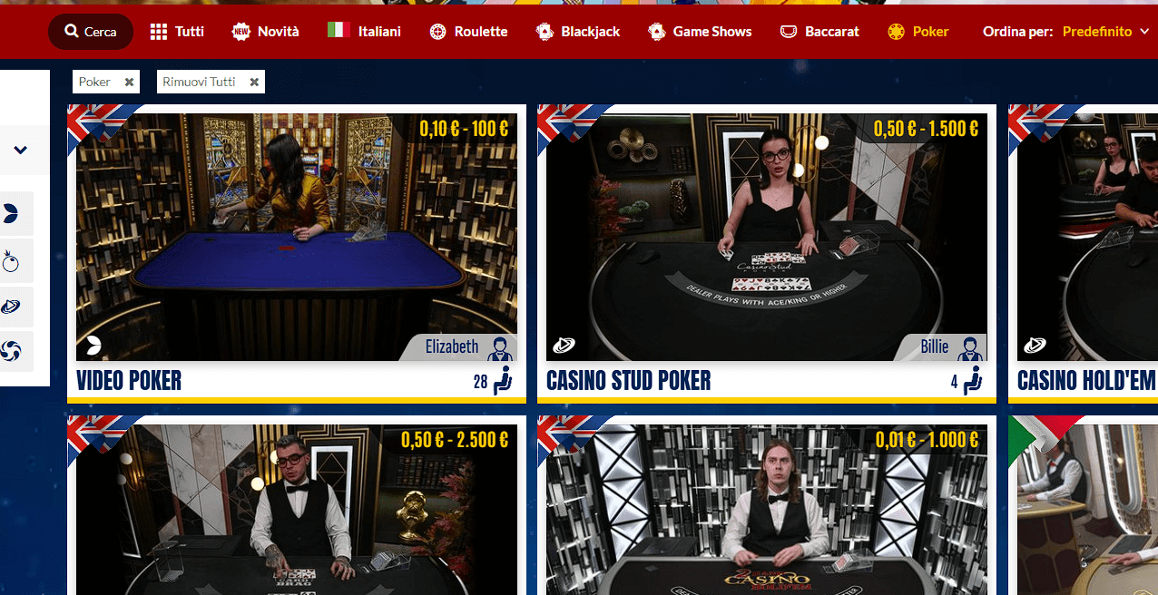 live poker su Starvegas
