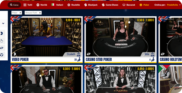 live poker su Starvegas