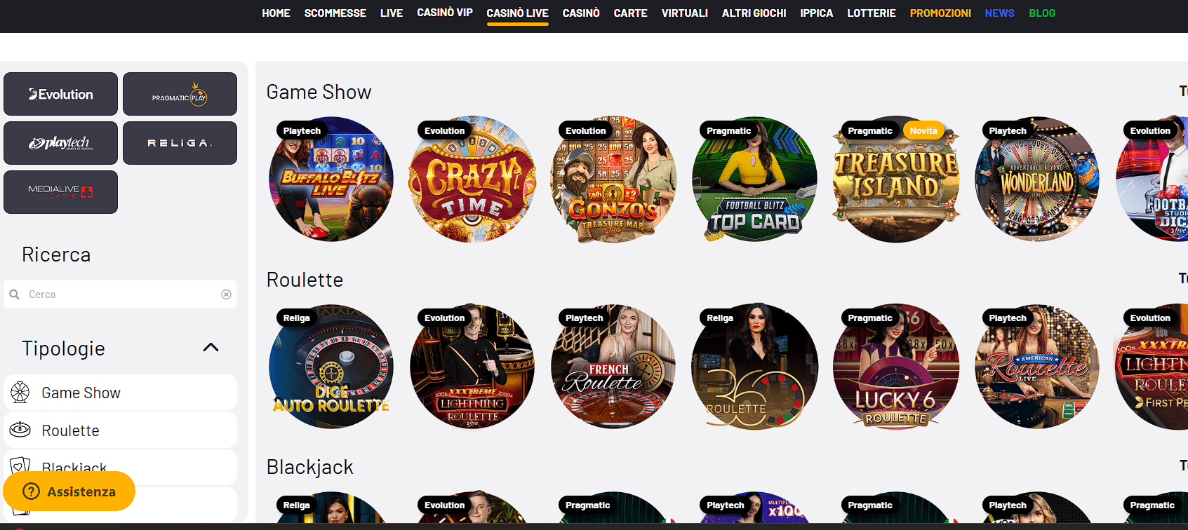 casinò live Netwin