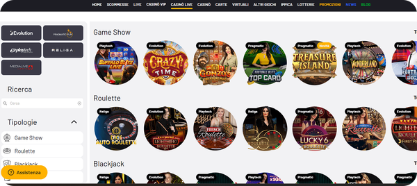 casinò live Netwin