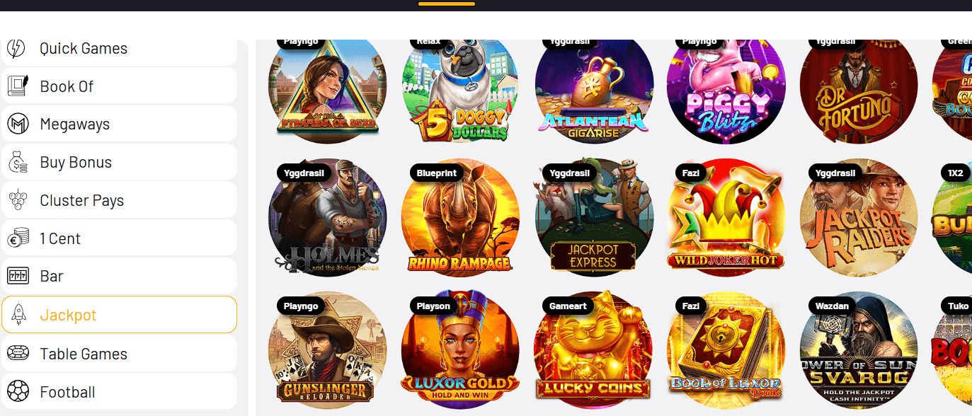 slot con jackpot su Netwin