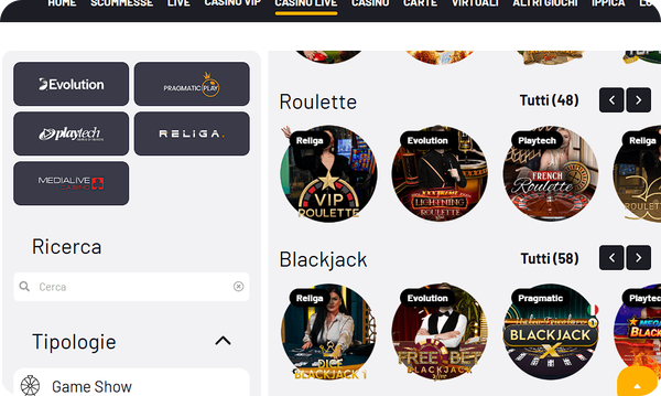 casinò live Netwin