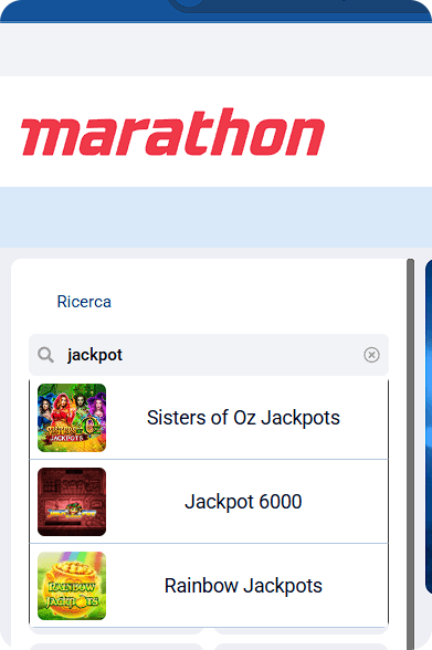 slot con jackpot su MarathonBet.it