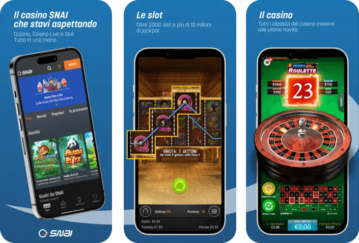 Snai migliori app casinò online