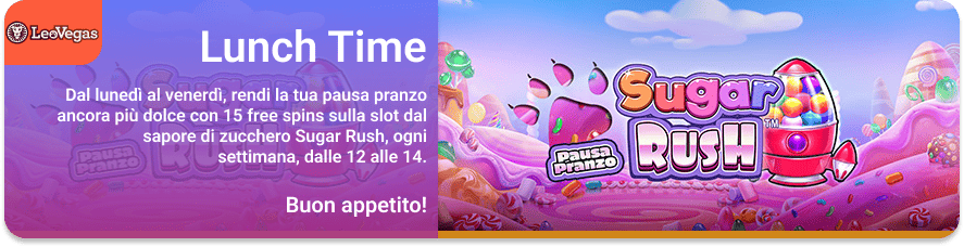Bonus casinò Leo Vegas Free Spins dal lunedì al venerdì