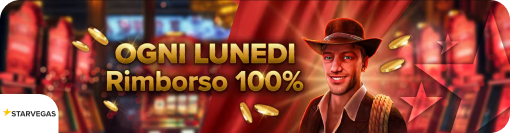 Bonus Casinò Cashback StarVegas