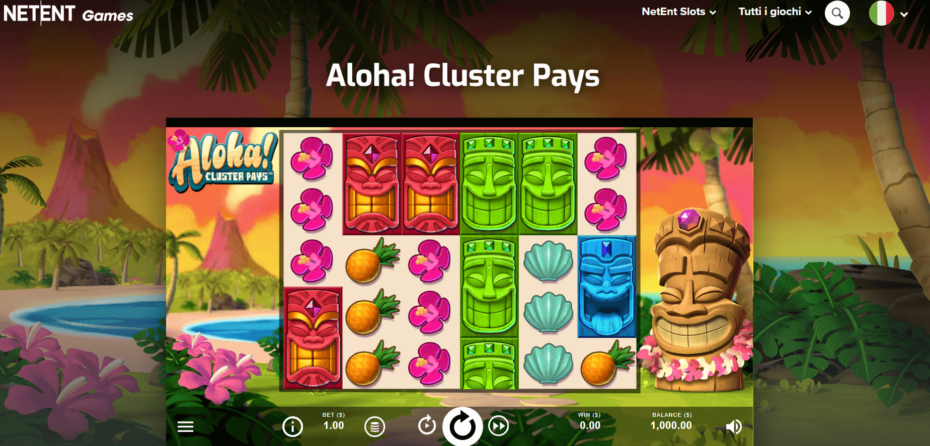 Aloha! Cluster Pays: scopriamo le funzionalità