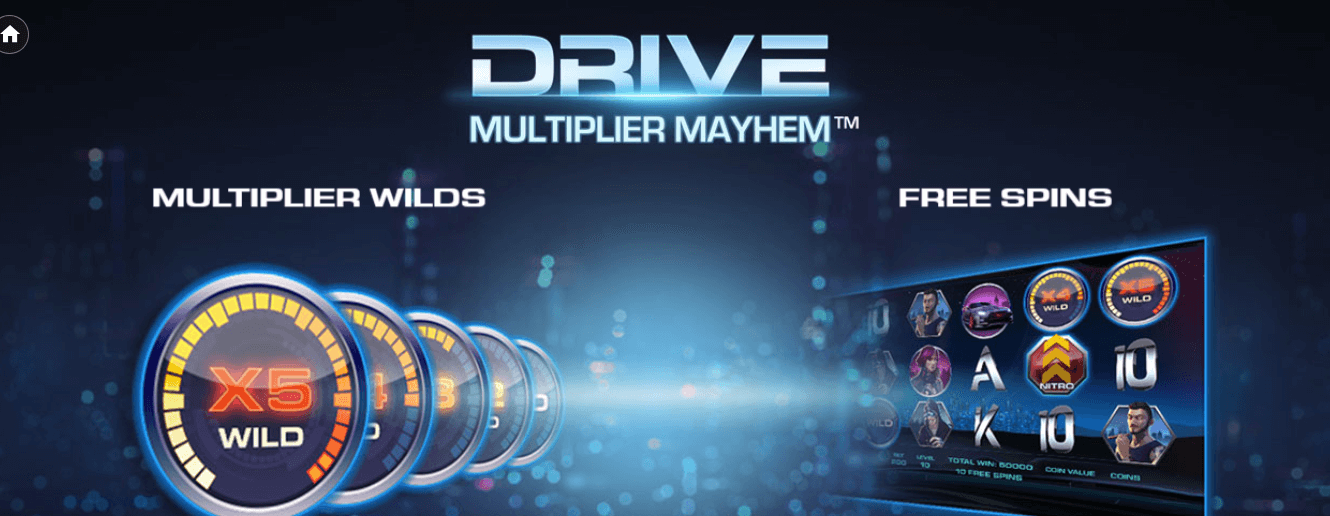 Drive Multiplier Mayhem Slot: tutto quello che dovresti sapere