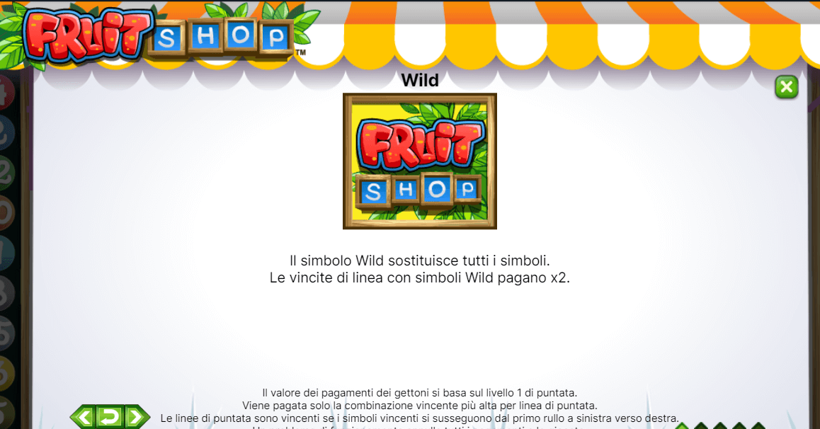 Fruit Shop Slot: come usare i simboli speciali come il simbolo Wild
