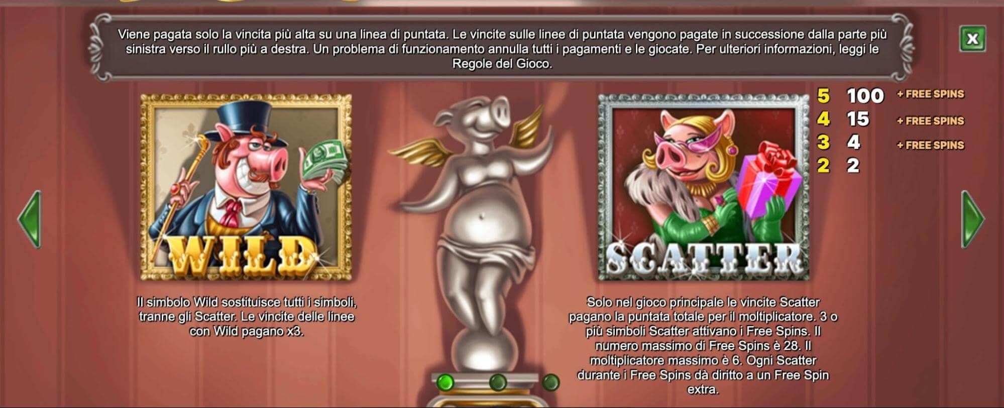 Piggy Riches wild scatter