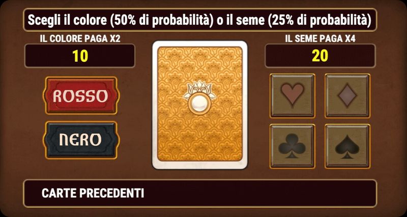 Pearls of India raddoppio vincita