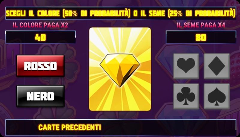 Super Flip funzione Gamble