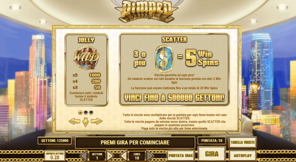 I simboli wild che puoi trovare su Pimped