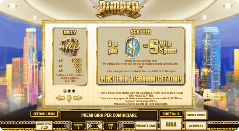 I simboli wild che puoi trovare su Pimped