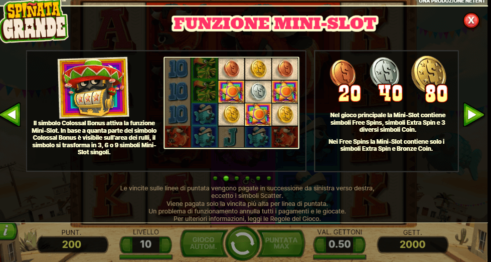 I simboli wild che puoi trovare su Spinata Grande