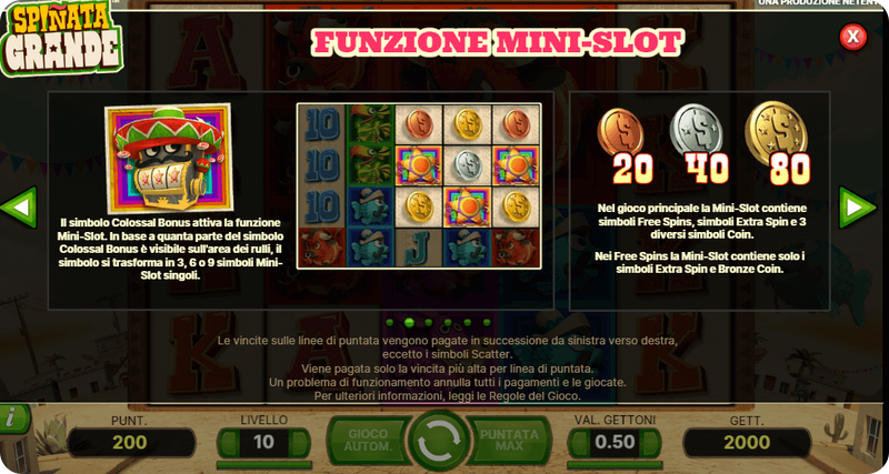 I simboli wild che puoi trovare su Spinata Grande