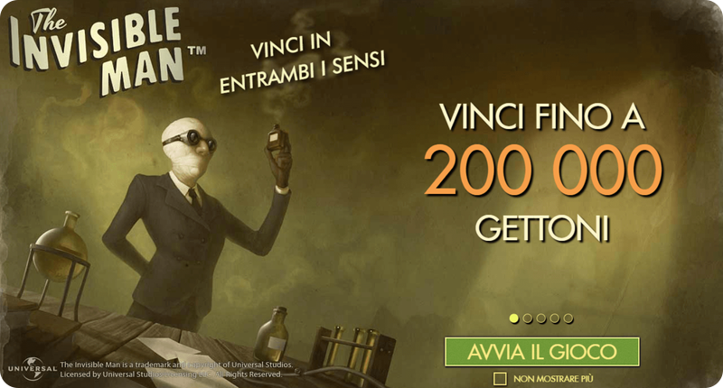 The Invisible Man Slot recensione