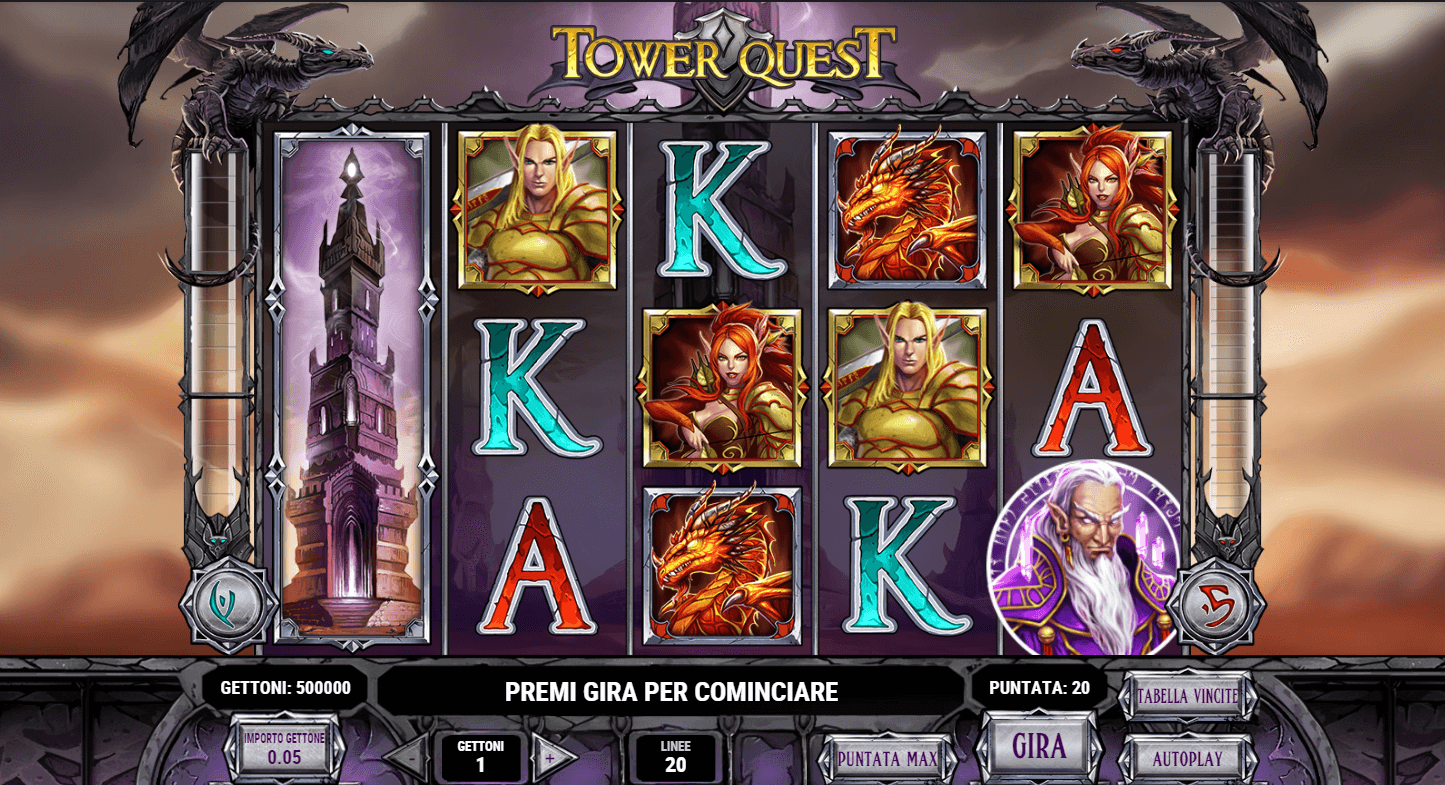 Tower Quest Slot Recensione