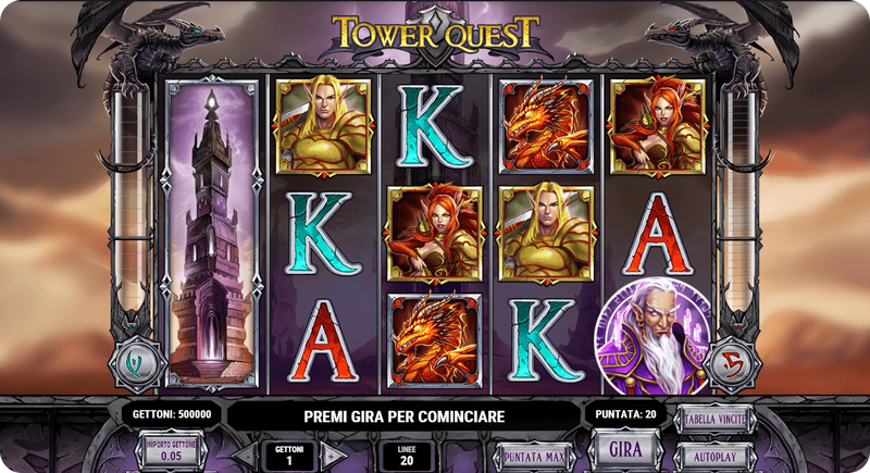 Tower Quest Slot Recensione