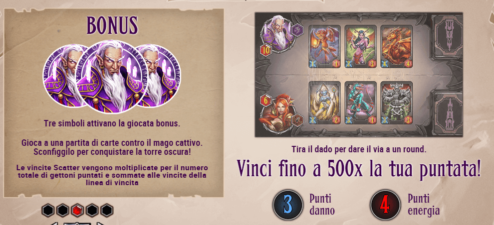 Tower Quest Slot giocata bonus
