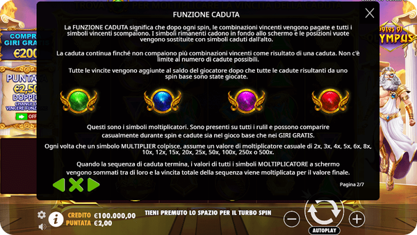 Raddoppia le tue vincite sulla Gates of Olympus slot online con questi simboli speciali